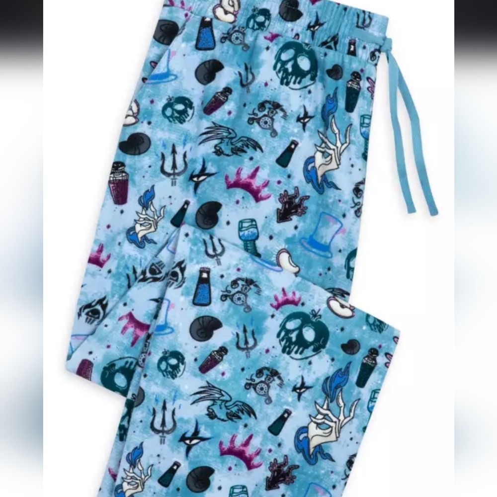 Disney Villains Flannel Sleep Pants for Adults Size XL